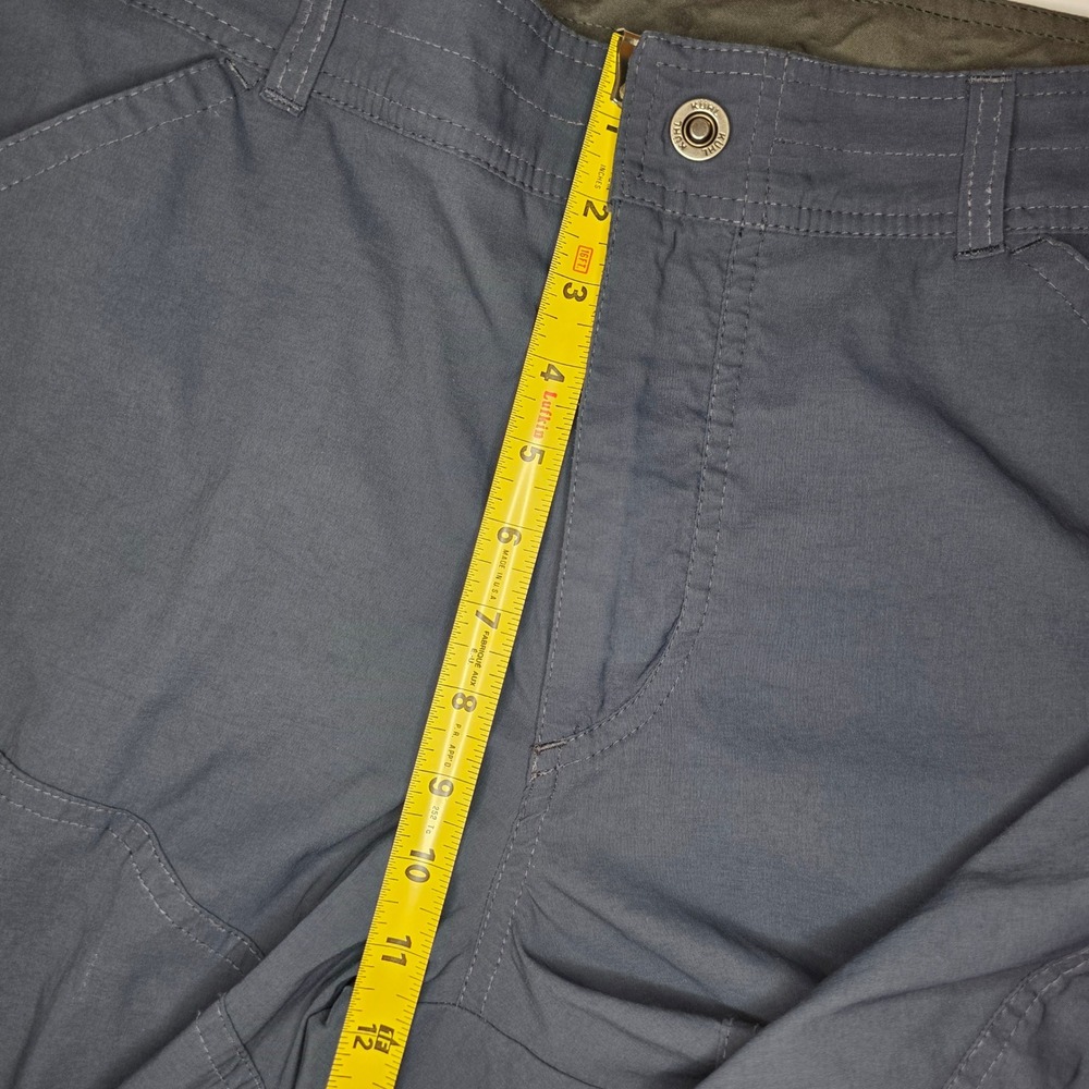 KUHL Mens Blue Nylon Spandex Hiking Cargo Shorts Gorpcore 5121 Size 37 *Measured - Picture 6 of 14